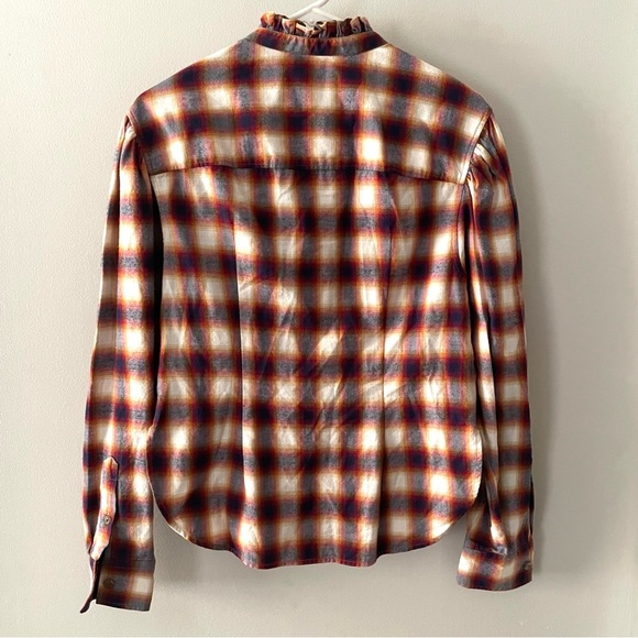 Isabel Marant Etoile Jancis Checked Cotton Shirt Blouse Size 40(L) - Picture 10 of 10
